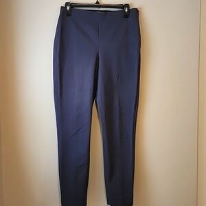 Everlane Bi-Stretch Work Pant Side Zip Mid-Rise Slim Leg 4 Way Stretch size 6